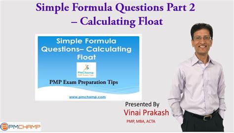 Calculating Float or Slack in PMP questions .